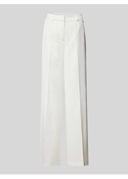Spodnie z mieszanki wiskozy i lnu z szeroką nogawką ze sklepu Peek&Cloppenburg  w kategorii Spodnie damskie - zdjęcie 171561864