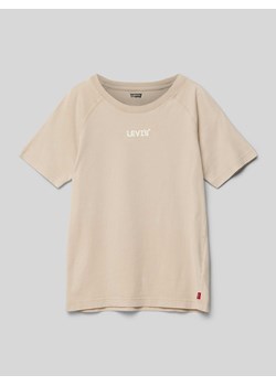 T-shirt z detalem z logo ze sklepu Peek&Cloppenburg  w kategorii T-shirty chłopięce - zdjęcie 171561873