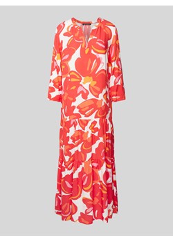 Długa sukienka z wiskozy w kwiatowy wzór ze sklepu Peek&Cloppenburg  w kategorii Sukienki - zdjęcie 171561963
