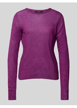 Sweter z dzianiny z czystego lnu model ‘ATZECO’ ze sklepu Peek&Cloppenburg  w kategorii Swetry damskie - zdjęcie 171562080