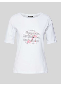 T-shirt z nadrukiem z motywem i napisem ze sklepu Peek&Cloppenburg  w kategorii Bluzki damskie - zdjęcie 171562241