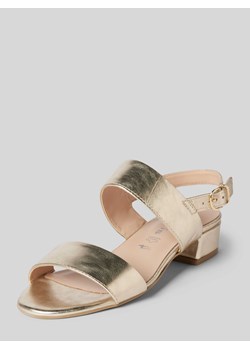 Sandały skórzane na słupku ze sklepu Peek&Cloppenburg  w kategorii Sandały damskie - zdjęcie 171562243