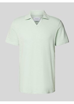 Koszulka polo o kroju regular fit z dekoltem w serek ze sklepu Peek&Cloppenburg  w kategorii T-shirty męskie - zdjęcie 171562273