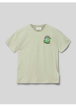 T-shirt z nadrukowanym motywem ze sklepu Peek&Cloppenburg  w kategorii T-shirty chłopięce - zdjęcie 171562333