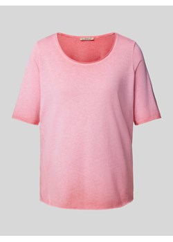 T-shirt ze zrolowanym dołem ze sklepu Peek&Cloppenburg  w kategorii Bluzki damskie - zdjęcie 171562452