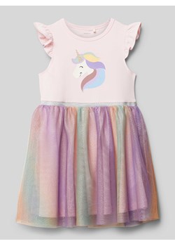 Sukienka mini z nadrukiem z motywem model ‘HAPPI’ ze sklepu Peek&Cloppenburg  w kategorii Sukienki dziewczęce - zdjęcie 171562562