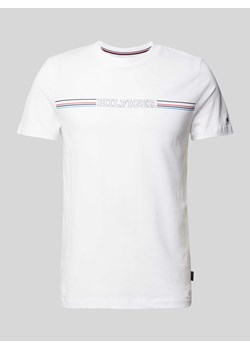 T-shirt z nadrukiem z logo ze sklepu Peek&Cloppenburg  w kategorii T-shirty męskie - zdjęcie 171562583