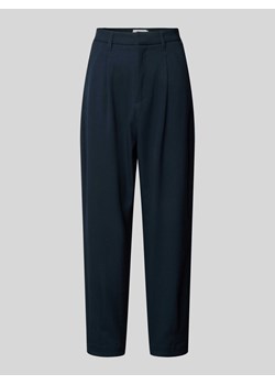 Spodnie materiałowe w jednolitym kolorze ze sklepu Peek&Cloppenburg  w kategorii Spodnie damskie - zdjęcie 171563013