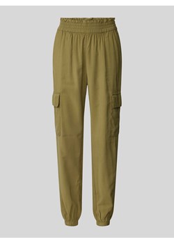 Spodnie cargo z elastycznym pasem model ‘LARIS LIFE’ ze sklepu Peek&Cloppenburg  w kategorii Spodnie damskie - zdjęcie 171563020