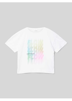 T-shirt z nadrukowanym motywem ze sklepu Peek&Cloppenburg  w kategorii Bluzki dziewczęce - zdjęcie 171563374