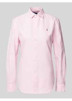 Bluzka koszulowa z wyhaftowanym logo ze sklepu Peek&Cloppenburg  w kategorii Koszule damskie - zdjęcie 171563552