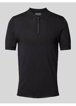 Koszulka polo z krótką listwą na zamek błyskawiczny ze sklepu Peek&Cloppenburg  w kategorii T-shirty męskie - zdjęcie 171563672