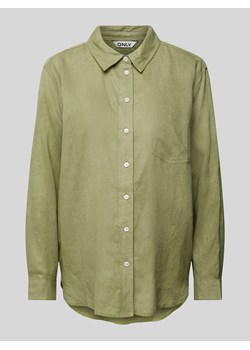 Bluzka z kieszenią na piersi model ‘TOKYO’ ze sklepu Peek&Cloppenburg  w kategorii Koszule damskie - zdjęcie 171563932