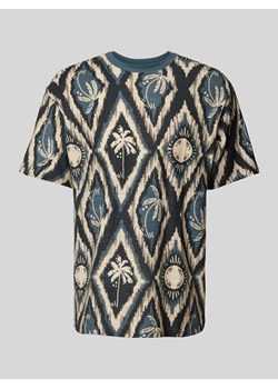 T-shirt z wzorem na całej powierzchni ze sklepu Peek&Cloppenburg  w kategorii T-shirty męskie - zdjęcie 171563953