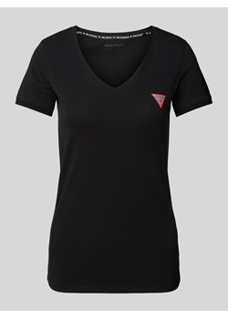 T-shirt z nadrukiem z logo ze sklepu Peek&Cloppenburg  w kategorii Bluzki damskie - zdjęcie 171564163