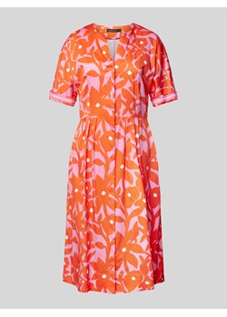 Sukienka midi z kwiatowym wzorem i dekoltem w serek ze sklepu Peek&Cloppenburg  w kategorii Sukienki - zdjęcie 171564180