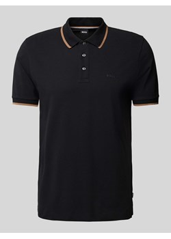 Koszulka polo z paskami w kontrastowym kolorze model ‘Parlay’ ze sklepu Peek&Cloppenburg  w kategorii T-shirty męskie - zdjęcie 171564220