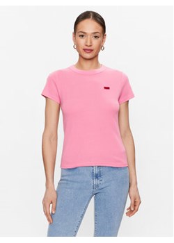 Hugo T-Shirt 50489117 Różowy Regular Fit ze sklepu MODIVO w kategorii Bluzki damskie - zdjęcie 171566084