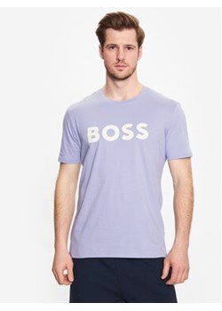 Boss T-Shirt 50481923 Fioletowy Regular Fit ze sklepu MODIVO w kategorii T-shirty męskie - zdjęcie 171566223