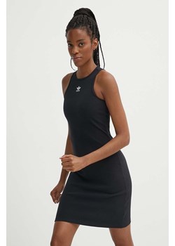 adidas Originals sukienka kolor czarny mini dopasowana IT9881 ze sklepu PRM w kategorii Sukienki - zdjęcie 171566911