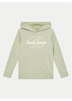 Jack&Jones Junior Bluza Forest 12249715 Zielony Standard Fit ze sklepu MODIVO w kategorii Bluzy chłopięce - zdjęcie 171567984