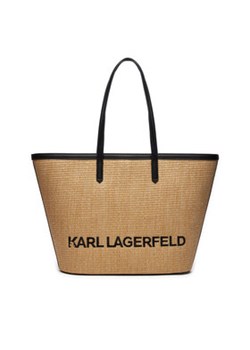 KARL LAGERFELD Torebka 241W3057 Beżowy ze sklepu MODIVO w kategorii Torby Shopper bag - zdjęcie 171568240
