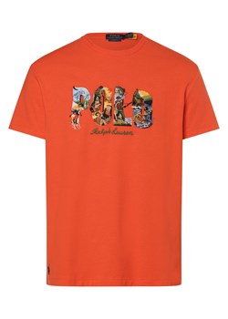 Polo Ralph Lauren Koszulka męska Mężczyźni Bawełna pomarańczowy jednolity ze sklepu vangraaf w kategorii T-shirty męskie - zdjęcie 171569281