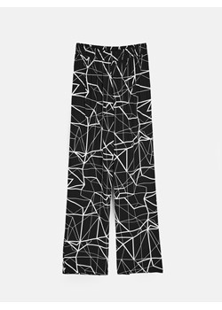 GATE Szerokie spodnie z nadrukiem 36 ze sklepu gateshop w kategorii Spodnie damskie - zdjęcie 171569301