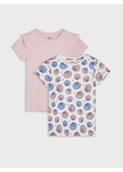 Sinsay - Koszulki 2 pack - różowy ze sklepu Sinsay w kategorii Bluzki dziewczęce - zdjęcie 171571101