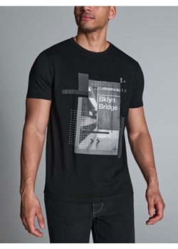 Sinsay - Koszulka z nadrukiem - czarny ze sklepu Sinsay w kategorii T-shirty męskie - zdjęcie 171571111