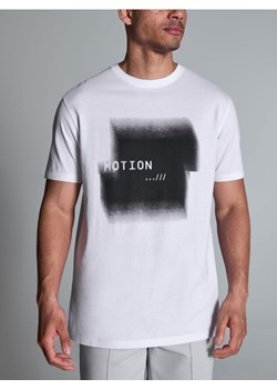 Sinsay - Koszulka z nadrukiem k - biały ze sklepu Sinsay w kategorii T-shirty męskie - zdjęcie 171571112