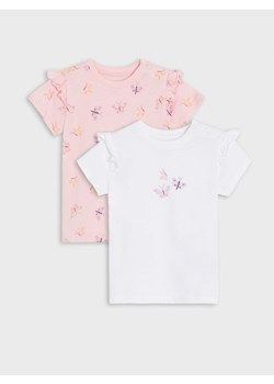 Sinsay - Koszulki 2 pack - biały ze sklepu Sinsay w kategorii Odzież dla niemowląt - zdjęcie 171571153
