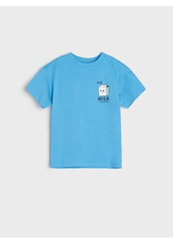 Sinsay - Koszulka z nadrukiem - mid blue ze sklepu Sinsay w kategorii T-shirty chłopięce - zdjęcie 171571191