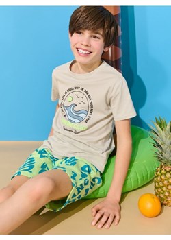 Sinsay - Koszulka z nadrukiem - szary ze sklepu Sinsay w kategorii T-shirty chłopięce - zdjęcie 171571294