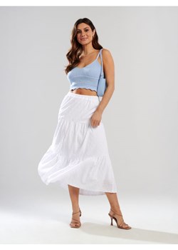 Sinsay - Spódnica midi - biały ze sklepu Sinsay w kategorii Spódnice - zdjęcie 171571322