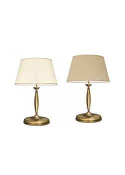 Lampa biurkowa z abażurem F-B2 ze sklepu MN Interiors - Lampy mosiężne w kategorii Lampy stołowe - zdjęcie 171571992