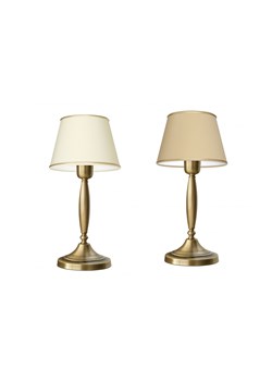 Lampa biurkowa z abażurem F-B1 ze sklepu MN Interiors - Lampy mosiężne w kategorii Lampy stołowe - zdjęcie 171572011