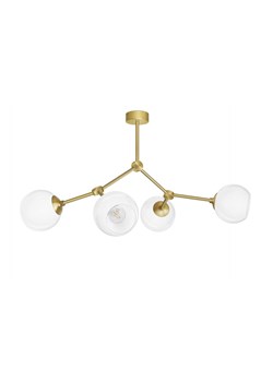 Złota mosiężna lampa loftowa G-S4 ze sklepu MN Interiors - Lampy mosiężne w kategorii Lampy wiszące - zdjęcie 171572384