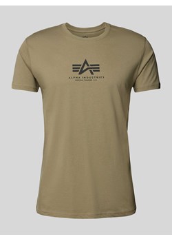 T-shirt z nadrukiem z logo ze sklepu Peek&Cloppenburg  w kategorii T-shirty męskie - zdjęcie 171574120