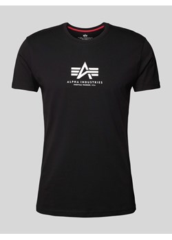 T-shirt z nadrukiem z logo ze sklepu Peek&Cloppenburg  w kategorii T-shirty męskie - zdjęcie 171574211