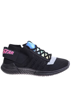 Wsuwane elastyczne czarne buty sportowe /G8-3 16101 T230/ ze sklepu Pantofelek24.pl w kategorii Buty sportowe damskie - zdjęcie 171575400