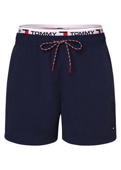 Tommy Hilfiger Męskie spodenki kąpielowe Mężczyźni Sztuczne włókno granatowy jednolity ze sklepu vangraaf w kategorii Kąpielówki - zdjęcie 171575694