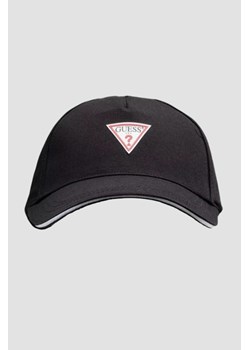GUESS Czarna czapka z daszkiem Triangle Patch ze sklepu outfit.pl w kategorii Czapki z daszkiem męskie - zdjęcie 171576254