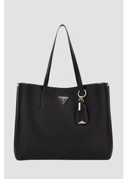 GUESS Czarna shopperka Meridian ze sklepu outfit.pl w kategorii Torby Shopper bag - zdjęcie 171576352