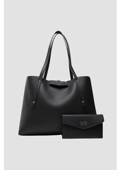 GUESS Czarna dwustronna shopperka Brenton ze sklepu outfit.pl w kategorii Torby Shopper bag - zdjęcie 171576382