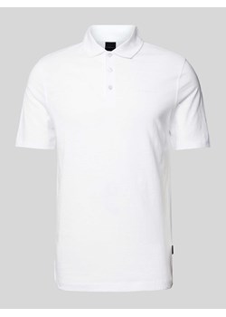 Koszulka polo o kroju slim fit w jednolitym kolorze ze sklepu Peek&Cloppenburg  w kategorii T-shirty męskie - zdjęcie 171576611