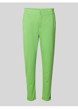 Spodnie materiałowe o kroju regular fit z elastycznym pasem model ‘NANNI’ ze sklepu Peek&Cloppenburg  w kategorii Spodnie damskie - zdjęcie 171576813