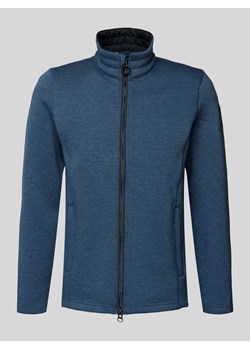 Bluza rozpinana z wyhaftowanym logo model ‘TAMPER’ ze sklepu Peek&Cloppenburg  w kategorii Bluzy męskie - zdjęcie 171576814