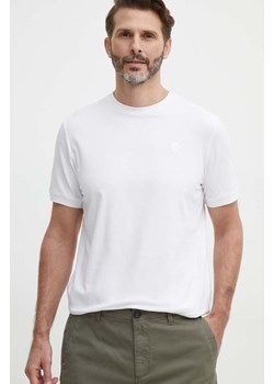 Karl Lagerfeld t-shirt męski kolor biały gładki 542221.755055 ze sklepu ANSWEAR.com w kategorii T-shirty męskie - zdjęcie 171578482