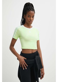 adidas Originals t-shirt damski kolor zielony IP0659 ze sklepu ANSWEAR.com w kategorii Bluzki damskie - zdjęcie 171579324